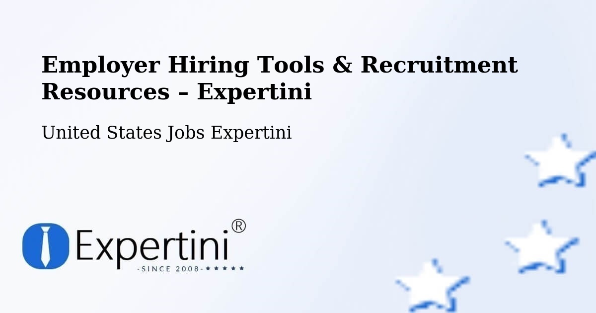 Employer Hiring Tools & Recruitment Resources – Belleville - Belleville, United States Jobs Expertini