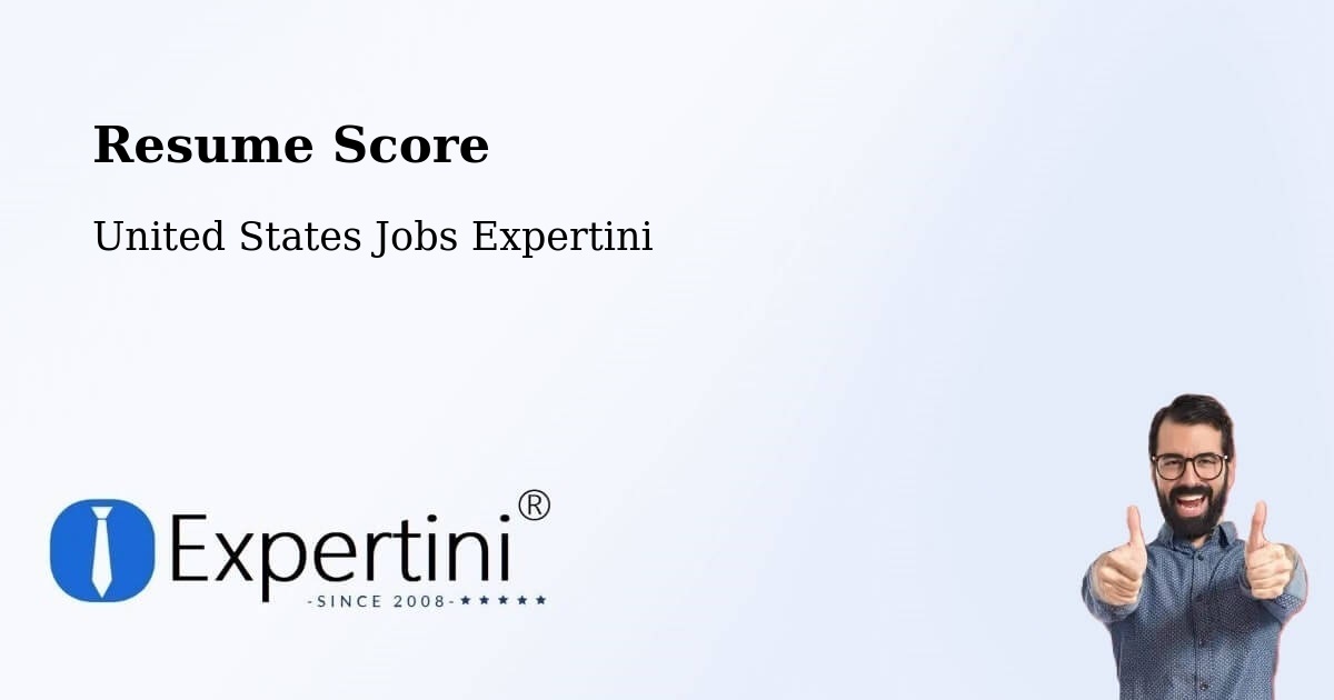 Resume Score & Job Description Match Tool – Belleville - United States Jobs Expertini